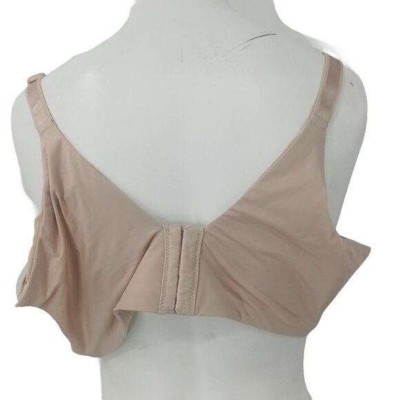 Torrid Curve Full Coverage Underwire Bra Size 42DDD Molded Cups Adjustable Biege - Picture 7 of 9